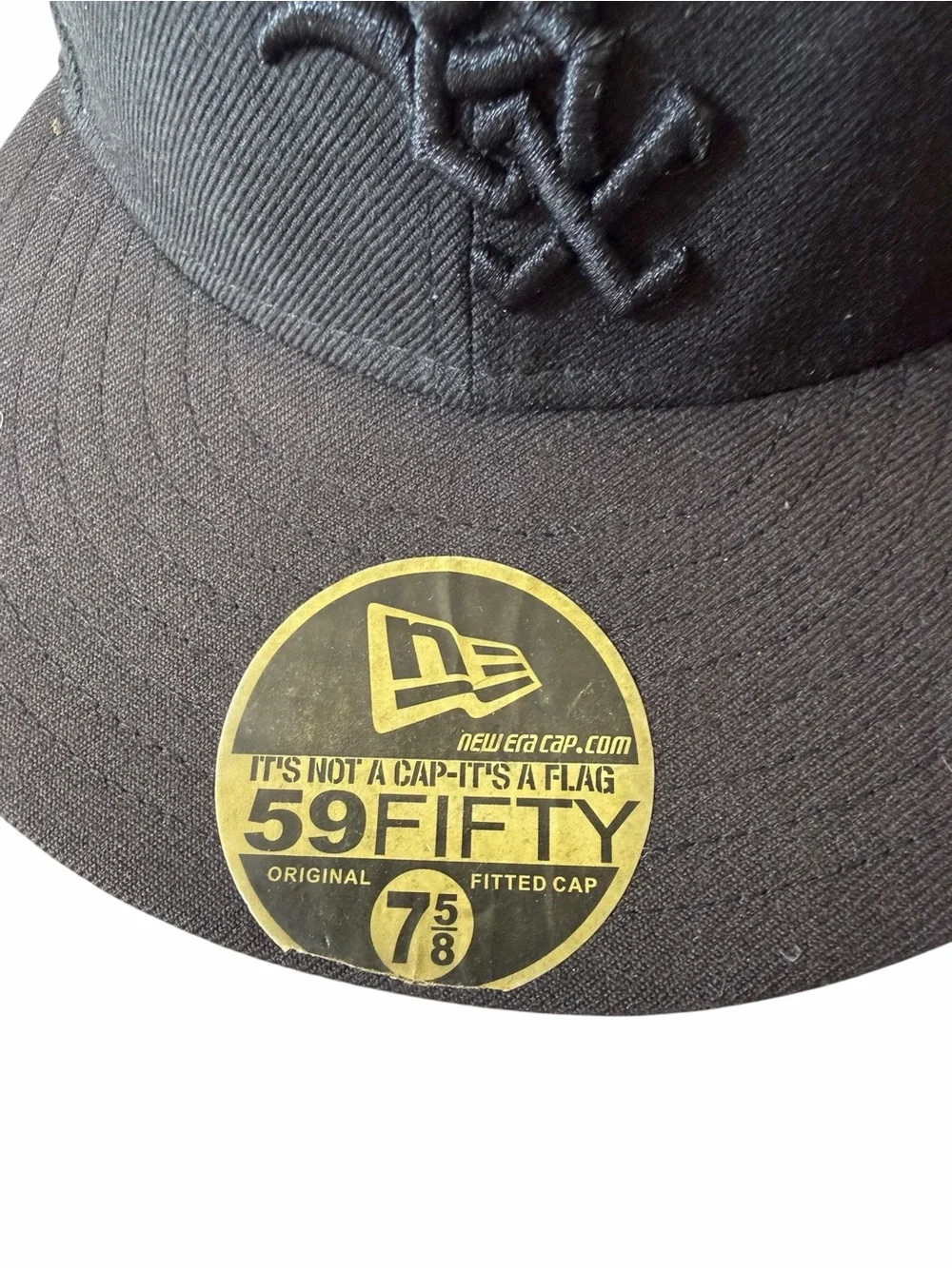 59 Fifty Boston Red Sox Baseball Black Hat 7 5/8 original 60.6cm
